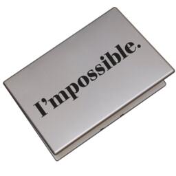 I'mpossible Quote Wall Decal - Custom Vinyl Art Stickers For Homes, Windows, Cars, Electronics, Kid Rooms, Libraries, Offices, Interiors - thumbnail 3