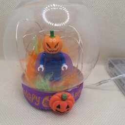 Halloween Pumpkin, Jack O'lantern, Minifigure Decorative Mood/Night Light - thumbnail 3