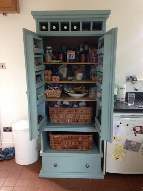 The Dix Handcrafted Pantry Finished in Your Chosen Farrow & Ball Colour - Deposit Option Available - image 1
