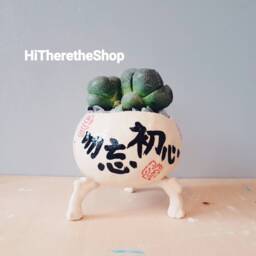 The Never Forget The Original Heart Pot ???????????? - Ceramic, Handmade, Plant Pot, Succulent Cactus Home Decor, Studio Pottery - thumbnail 3