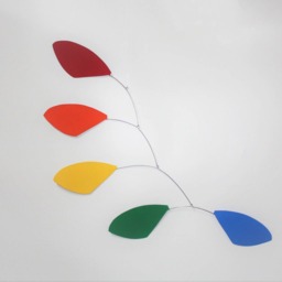 Hope Style Rainbow Leaves Abstract Modern Hanging Mobile Gift Free Shipping - thumbnail 2
