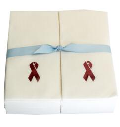 Embossed Ribbon Paper Guest Hand Towels - Nature's Linen