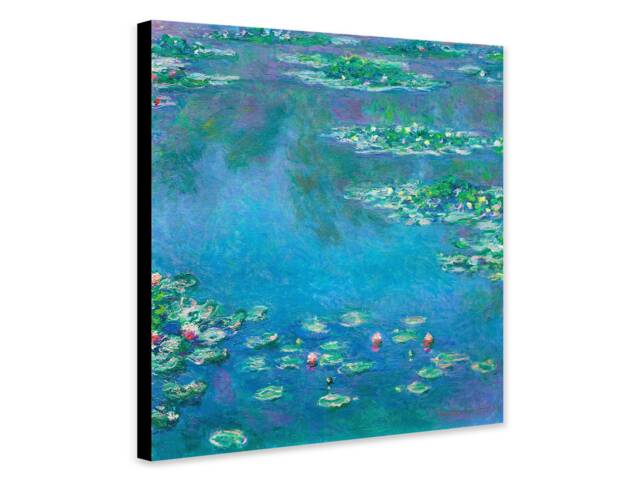 Water Lilies By Claude Monet - 1919 - Wrapped Framed Canvas Rolled Photo/Poster Print - image 1
