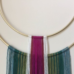 Medium Mixed Fiber Modern Wall Hanging - Suzy Bishop - thumbnail 3