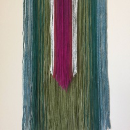 Medium Mixed Fiber Modern Wall Hanging - Suzy Bishop - thumbnail 4