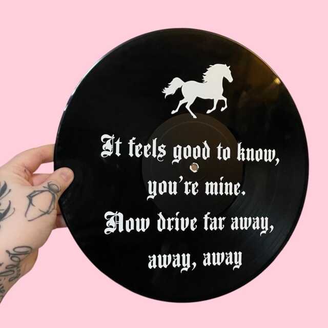 Deftones , Be Quiet & Drive Record Wall Art, Gothic, Music Lover, Gift, Vinyl, Tattoo Style, Retro Decor, Lyrics - image 1