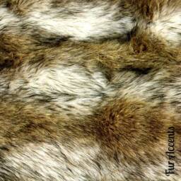 Faux Fur Bear Skin Rug, White Border, Shag Area Carpet - thumbnail 4