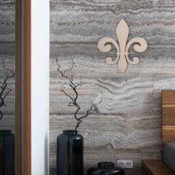 Unfinished Wooden Fleur De Lis Diy Wall Art Decor - thumbnail 4