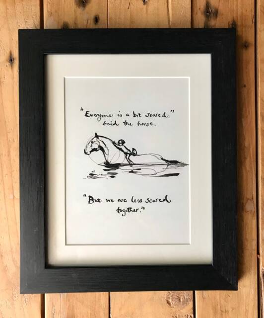 Framed Print From The Boy Mole Fox & Horse By Charlie Mackesy