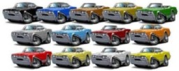 1967 Olds Cutlass Decal Vintage Cartoon Hot Rod Car Vinyl Wall Art - thumbnail 2