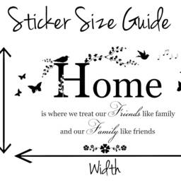 Home Is Where We Treat Quote, Vinyl Wall Art Sticker Decal Mural. Home, Decor. Bedroom, Lounge, Family, Inspirational, Motivational - thumbnail 3