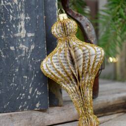 3D Paper Christmas Hanging Ornaments, Book Lovers Gifts - thumbnail 2