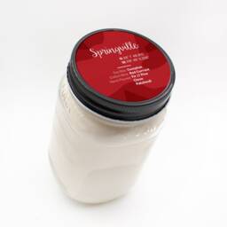 Springville -- Scented Soy Candle California Spruce Cranberries Peppermint Handmade Handpoured Mason Jar - thumbnail 4