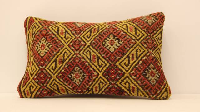Kilim Pillow Cover Case 12x20 Home Cushion Decorative Stripe Throw Pillows Rustic Couch Designer Boho Covers Livingroom Koef-233 - image 1