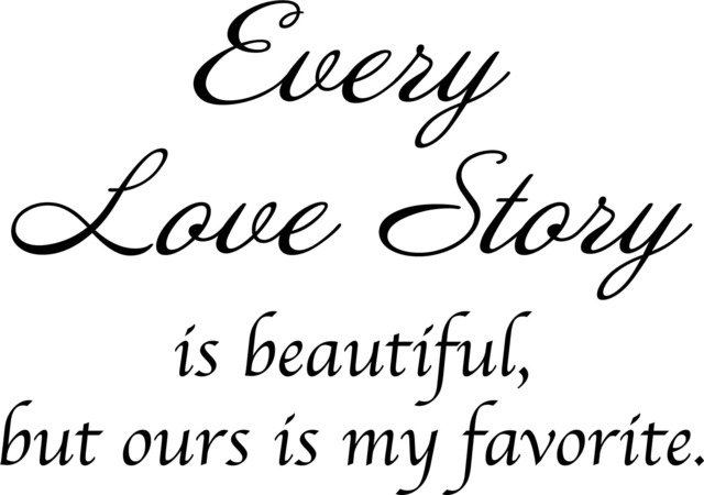 Every Love Story Is Beautiful Printable Wall Art