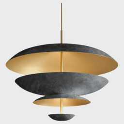 Mid Century 1950S Turquoise Brass Sputnik Chandelier - 4 Shade Industrial Italian Pendant Light Ceiling Fixture Kingdomslightltd - thumbnail 2