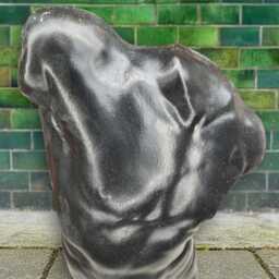 Concrete Male Body Sculpture Stone Statue Handcrafted Anatomical Figurine Garden Ornament Modern Home Decor Patio Decoration Gift - thumbnail 3
