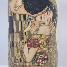 Klimt The Kiss Usb Small Table Lamp Design Home Decor Bedside Night Light Gift - thumbnail 3