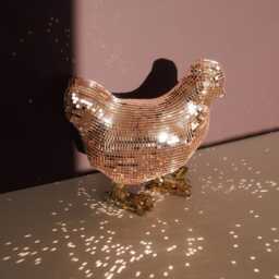 Chicken Disco Ball Home Decor Gift - thumbnail 2