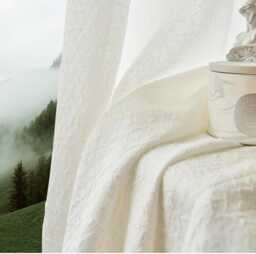 Crumpled White Voile Custom Curtain Made To Measure Sheer Bespoke