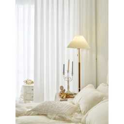 Crumpled White Voile Custom Curtain Made To Measure Sheer Bespoke - thumbnail 4