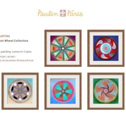 Power Wheel 5 Urban Mandala Wall Painting Inspired By Los Angeles. Bright Joyful Harmonious Abstract Decor. Geometric Cyclic Healing Visual - thumbnail 3