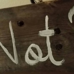 Wine Not?/Decorative Sign Wall Hanging Recycled Reused Upcycled Wood Rustic Look Gift Idea Kitchen Home Decor Hand Painted - thumbnail 4