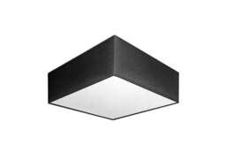 Contemporary Square Lampshade Flush Mount Ceiling Lamp - Stylish Lighting For Living Room Or Bedroom - thumbnail 1