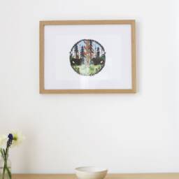 Bear Print - Art Wildlife Bears Illustration Animal Collage Lovers Woodland Folk Fathers Day Gift - thumbnail 3
