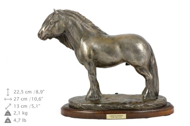 Fell Ponny - Stallion, Horse Wooden Base Statue, Limited Edition, Artdog - image 1