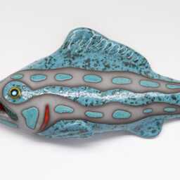 Handmade Ceramic Fish Wall Sculpture Glazed Clay Art Decor, Made To Order - thumbnail 2