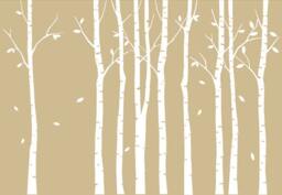 White Birch Tree Wall Decals, Nature Nursery Decor - thumbnail 3