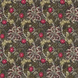 Morris & Co Seaweed Door Curtain Ebony