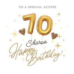 Auntie 70Th Birthday Candle Gift Set Box Card Gifts B - thumbnail 4
