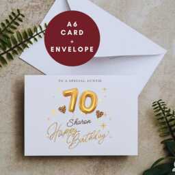 Auntie 70Th Birthday Candle Gift Set Box Card Gifts B - thumbnail 3