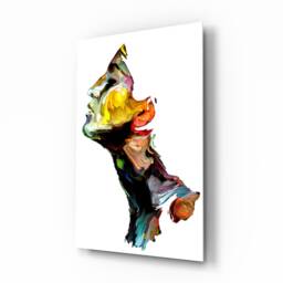Tempered Glass Wall Art-Mothers Day-Wall DecorGlass Printing-Large Art-Wall Hangings-Human Art-Woman Face Art - thumbnail 2
