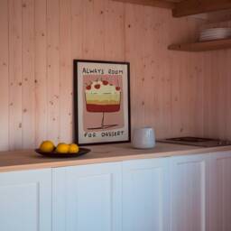 Always Room For Dessert Unframed Print - Kitchen Poster Fun Wall Art Decor Gift Food Lovers Foodies Cake Prints - thumbnail 1