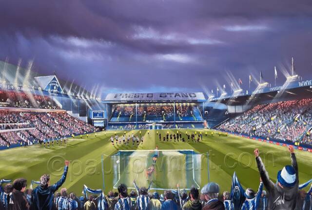 The Wednesday Sing, Posh Ran Away, Sheffield 2023 Playoffs - A3 Print