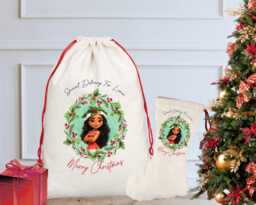 Personalised Moana Christmas Sack/stocking