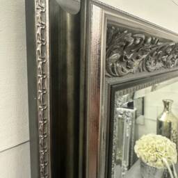 Large Gunmetal Mirror Decorative Ornate Elegant Framed Verona Wall - Choice Of Size Premium Quality Free P&p - thumbnail 3