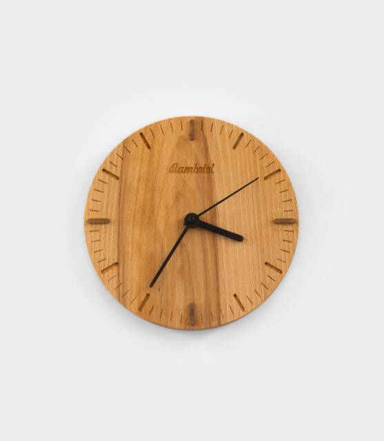 Kolo - Wooden Wall Clock. Simple Form & Beautiful Texture Of Natural Wood - image 1