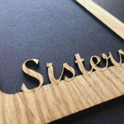Sisters Picture Frame - 5x7 Holds 4x6 Photo - thumbnail 2