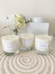 Luxury Hand Poured Candles - Glass Jar Gifts Birthday Christmas For Her Friendship Handmade Soy Wax Strong Scented - thumbnail 1