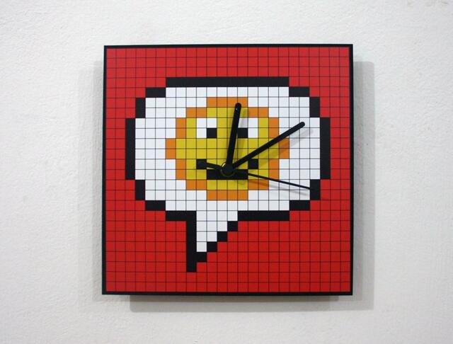 Smile Pixel - Wall Clock - image 1