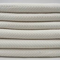 "White & Cream Towel, Turkish Bath Towel, Cotton Towel, 40""x70" - thumbnail 2