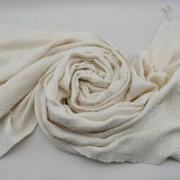 "White & Cream Towel, Turkish Bath Towel, Cotton Towel, 40""x70" - thumbnail 4