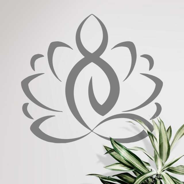 Lotus Mandala Yoga Pose Wall Decal Removable Vinyl Decor T626 - image 1