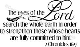 Spiritual Wall Decal. The Eyes Of Lord Search - Code 092 - thumbnail 2