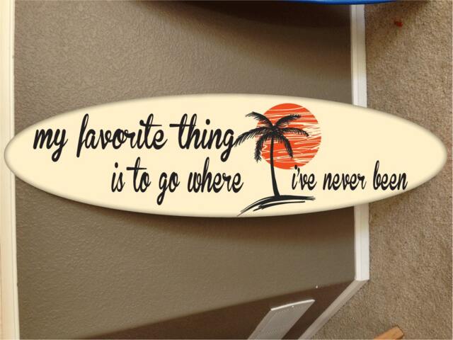 Custom Surfboard Wall Decor Hawaiian Beach Theme - 48 - image 1