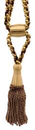 "D??copro Curtain & Drapery Tassel Tieback, Adjustable Cord Length, Length 5 1/2"", Spread 24" - thumbnail 2